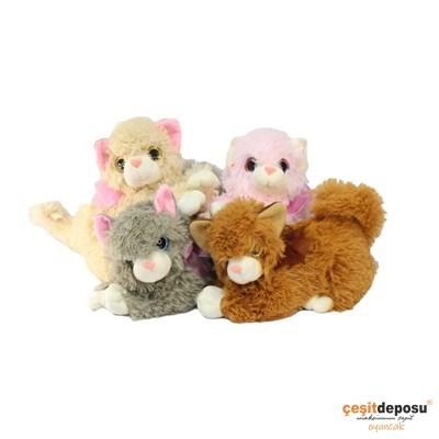 Sesli Kedi Peluş 25cm Halley 62696 