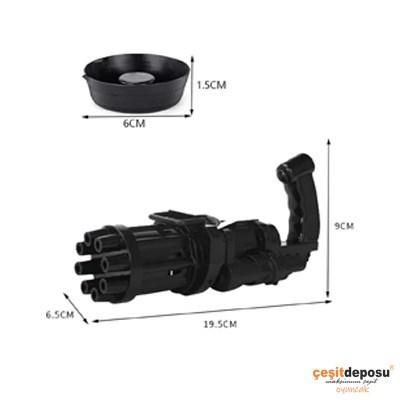 Minigun 2483 Pilli Köpük Baloncuk Tabancası