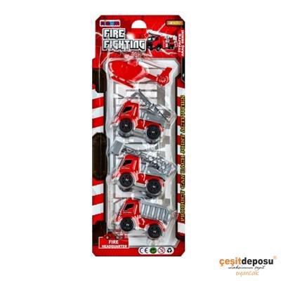 İtfaiye NZM276 Araç Seti 4lü Pvc