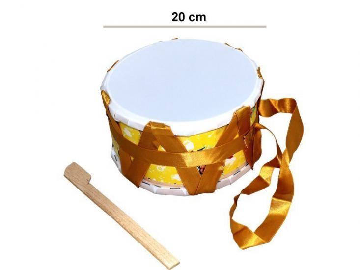 Oyuncak Davul Ahşap Gövde Byk 20cm