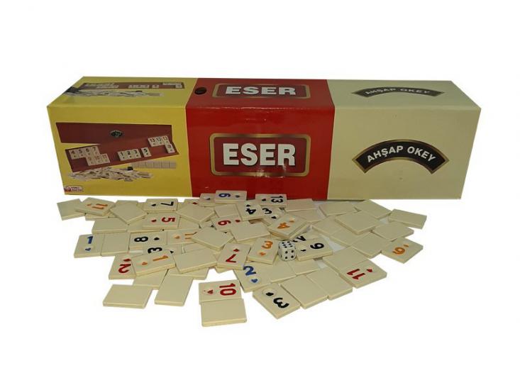 Eser Okey Oyunu Ahşap Kalite