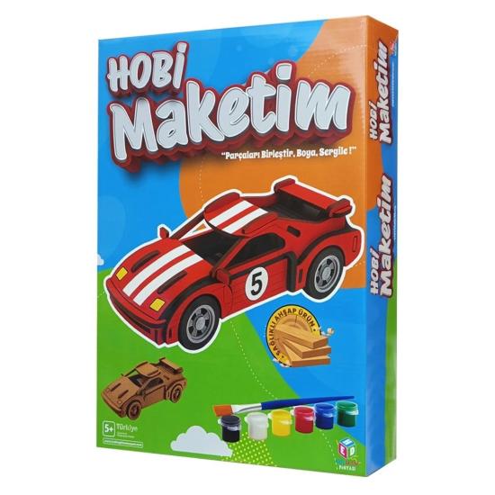 Hobi Hedmak12 Spor Araba Boyama Seti