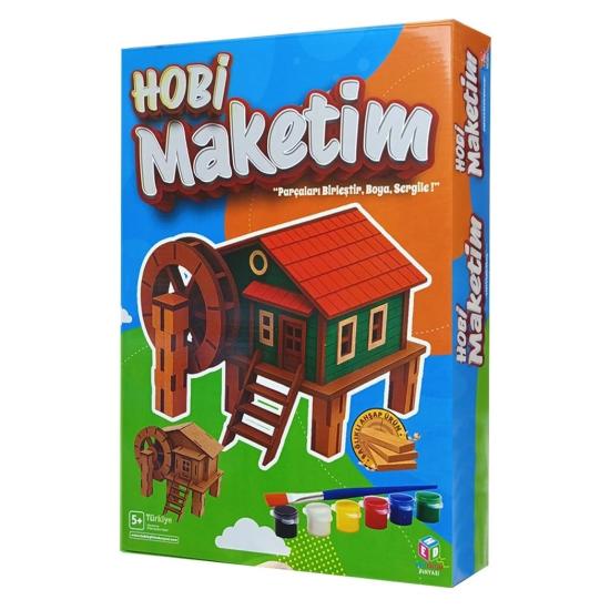 Hobi Hedmak03 Ahşap Değirmen Boyama Seti