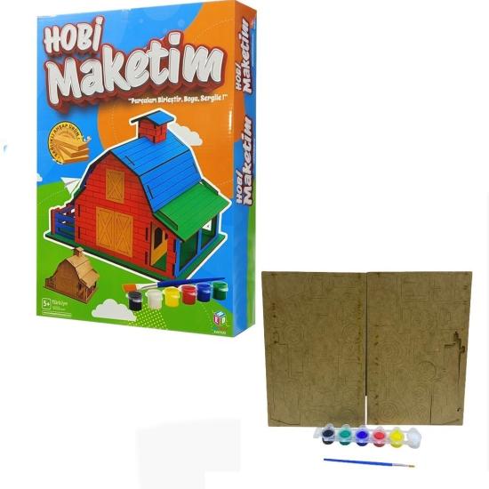 Hobi Hedmak06 Ahşap Ev Boyama Seti