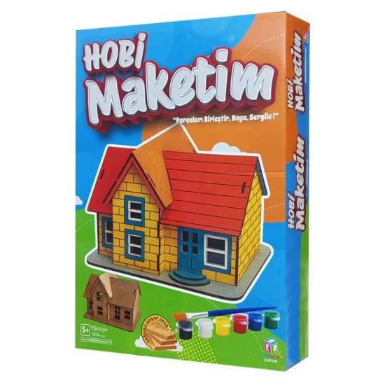 Hobi Hedmak07 Ahşap Norveç Ev Boyama Seti