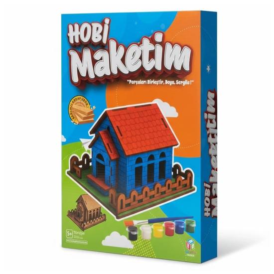 Hobi Hedmak08 Ahşap Ev Boyama Seti