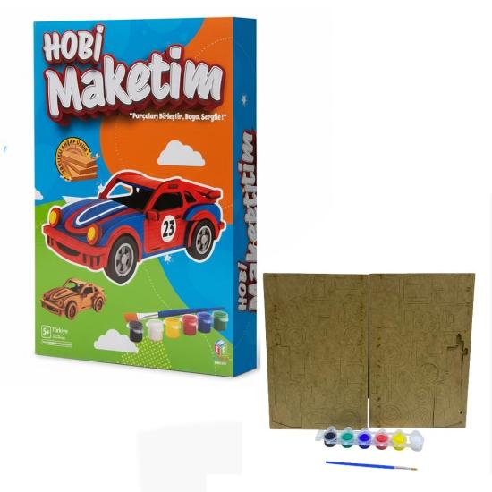 Hobi Hedmak11 Spor Araba Boyama Seti