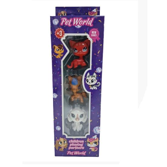  Pet World Mini Hayvanlar 3lü Kutulu 2053 