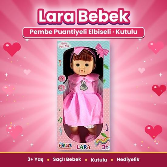 Halley 62001 Lara Sesli Et Ve Bez Bebek 40cm