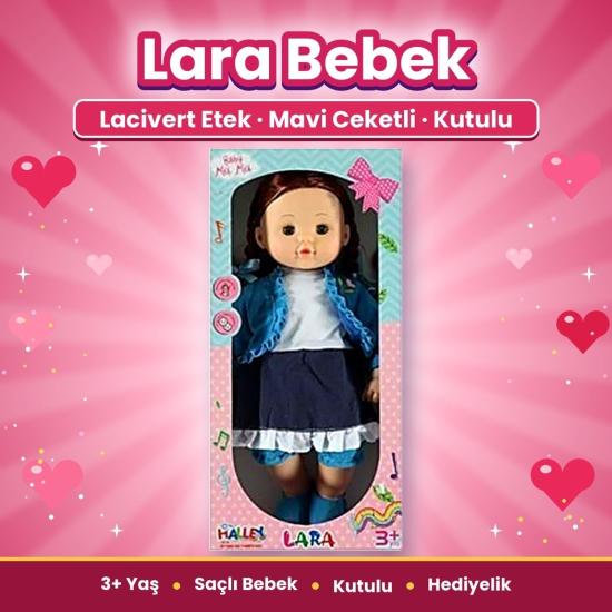 Halley 62001 Lara Sesli Et Ve Bez Bebek 40cm