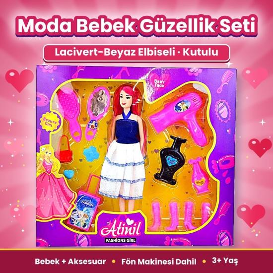 Kutulu 916 Atinil Aksesuarlı Çantalı Bebek