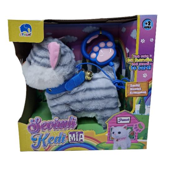 Tasmalı ETM92 Sesli Sevimli Mia Kedi