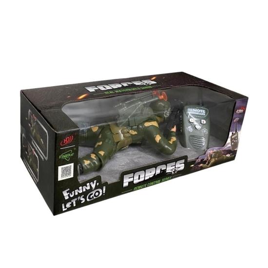 Kumandalı Hd9351 Pilli Işıklı Sürünen Asker