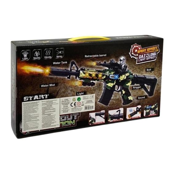 Kutulu 8461 Duman Atan Hareketli Pilli Tüfek