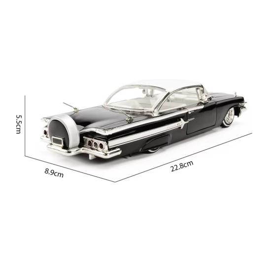 Metal 1960 1:24 Chevy Impala Klasik Model Araba
