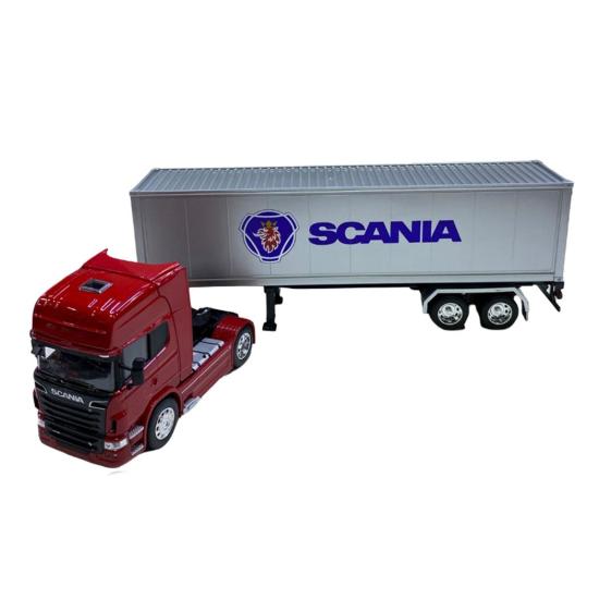Welly 32671SW Scanıa V8 R730 Dorseli Tır 1:32