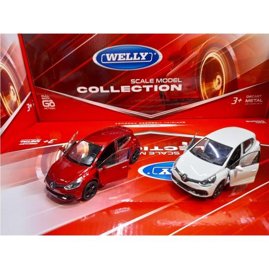 Welly 672 Metal Çek Bırak Renault Clio RS 1:32