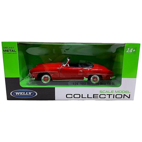 Welly 118C Metal Model MercedesBenz 190SL 1:24