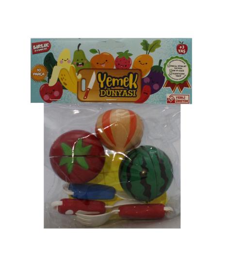 URT007-PVC1AB Kesilebilen 3pcs Sebze Ve Meyve Seti