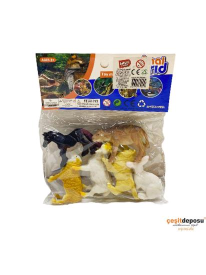 Pvc 6lı HJ4882 Orta Boy Hayvanlar
