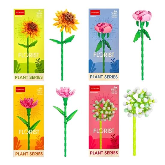 Kutuda 9093 Çiçek Lego 12li