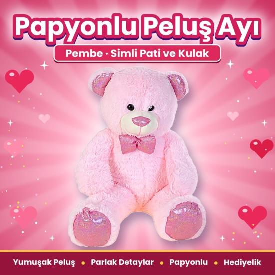 Halley 62710 Peluş 100cm Uzun Parlak Ayı