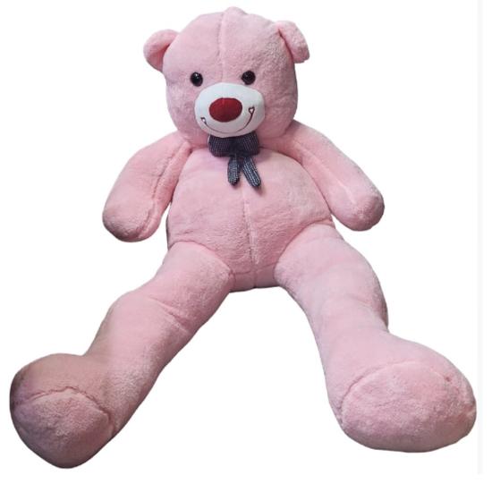 Peluş 160cm Papyonlu Pembe Uzun Ayı