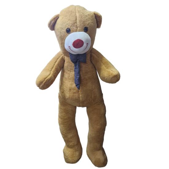 Peluş 160cm Papyonlu Kahverengi Uzun Ayı