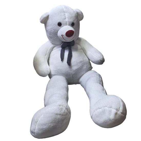 Peluş 160cm Papyonlu Beyaz Uzun Ayı