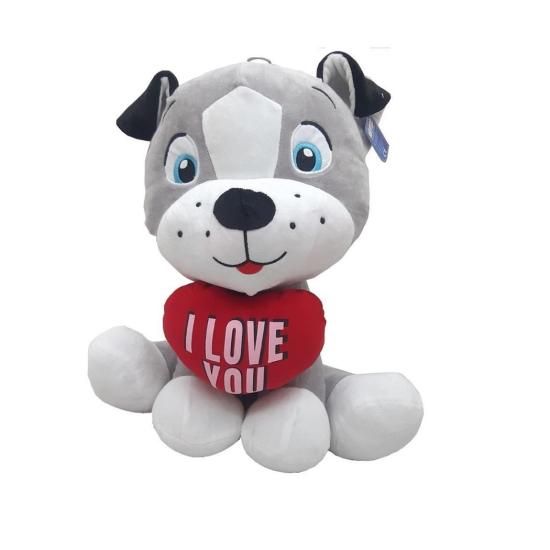 Halley 62254 Peluş 40cm Kalpli Köpek