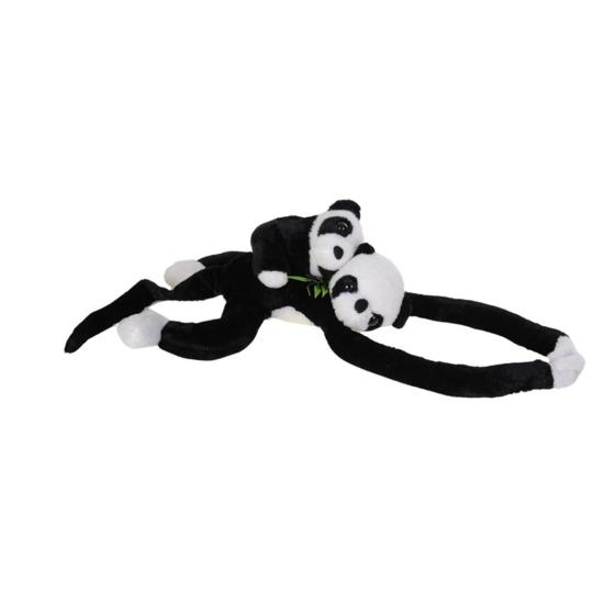 Peluş ETM43 Sarılan Yavrulu Panda 80cm