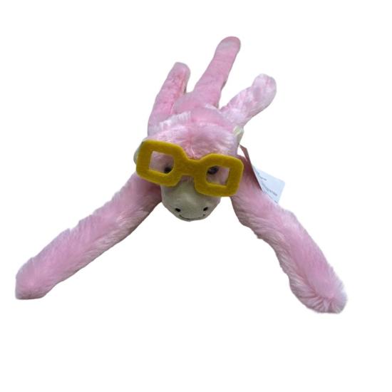 Peluş ETM015 Çığlık Atan Gözlüklü Maymun 40cm
