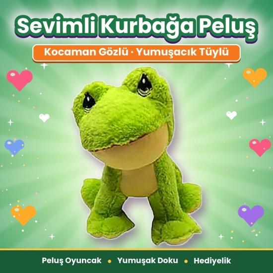 Pufu 03058 Peluş 40cm Kurbağa