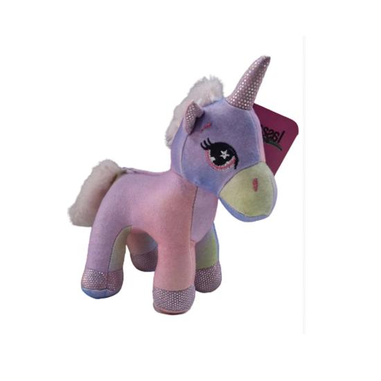 Peluş 20cm Renkli Boynuzlu At