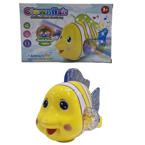 Pilli Işıklı 599 Sesli Palyaço Balığı