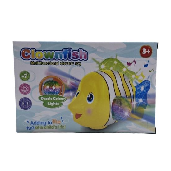 Pilli Işıklı 599 Sesli Palyaço Balığı