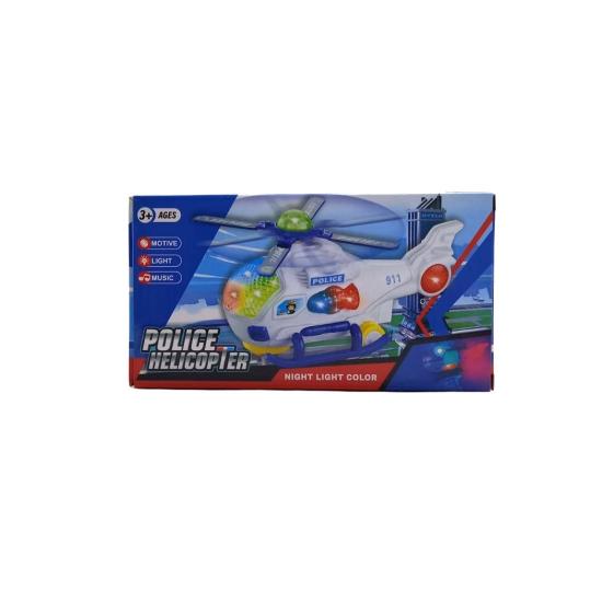 Pilli 361 Işıklı Sesli Helikopter Çarp Dön
