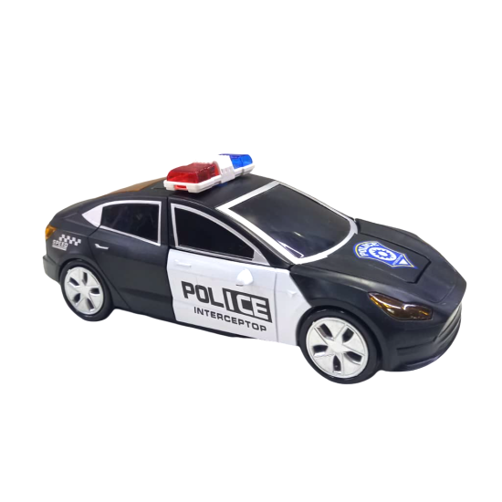 Pilli 745 Işıklı Sesli Dönüşen Polis Araba