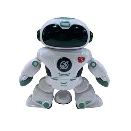 Pilli Işıklı 506 Sesli Dönen Robot
