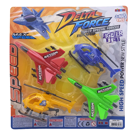 Kartela NZM264 4lü Hava Aracı Set