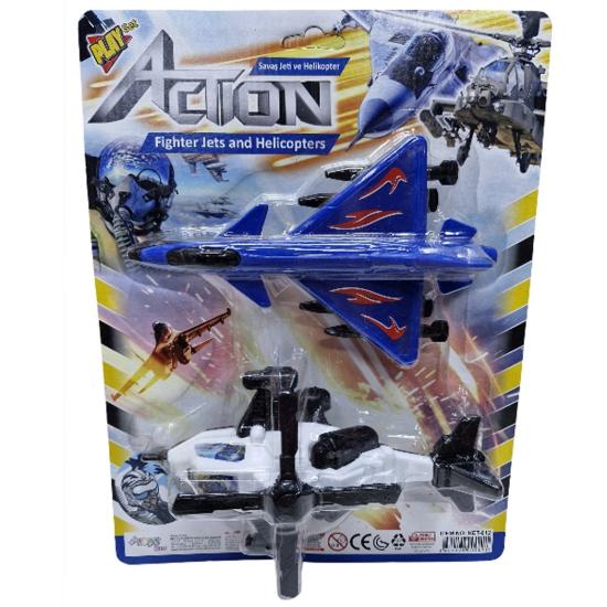  Helikopter Uçak İkili Set Kartela KET012 