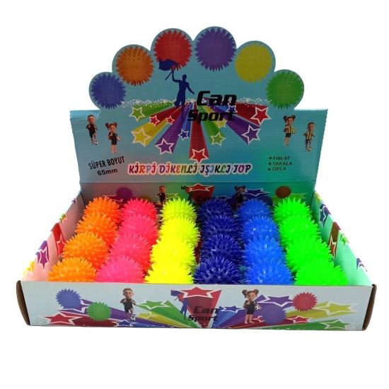 Işıklı Top Kirpi 65mm 24lü