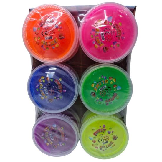 Slime Oyun Jeli Yuvarlak Tava 12li Baba