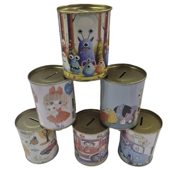 Kumbara Teneke Küçük Boy Baskılı 20li