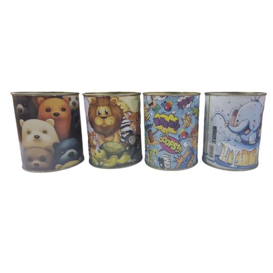 Kumbara Teneke Küçük Boy Baskılı 20li