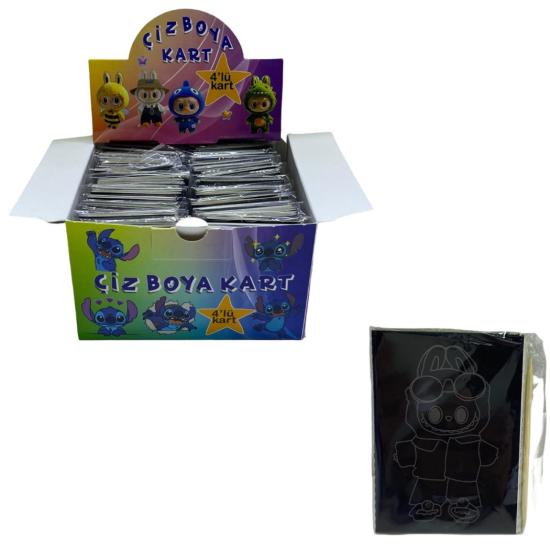 Çiz Boya 5790 4lü Oyun Kartı 60lı