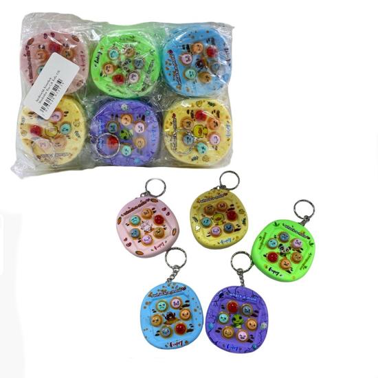 Anahtarlık Köstebek Maskotlar Bas Çık Kafa 12li