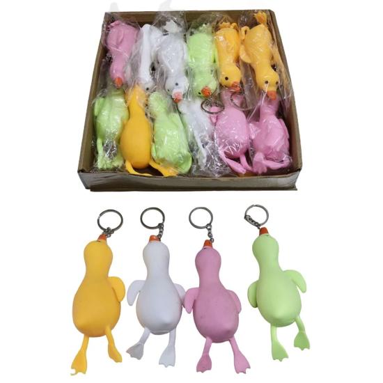 Anahtarlık Squıshy Ördek Maskot 12li