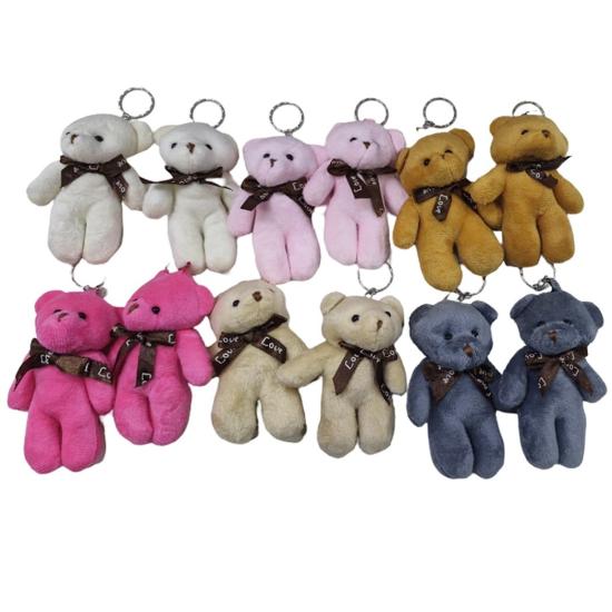 Anahtarlık 15263 Ayıcık Maskot 12li