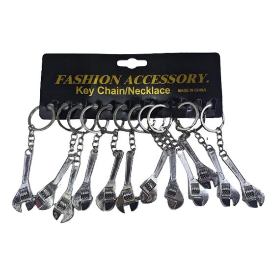 Anahtarlık 6089 Metal İngiliz Anahtarı 12li